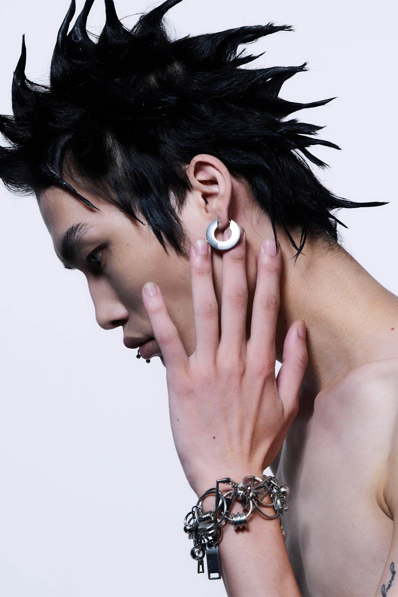 Chic Double-Zipper Earrings