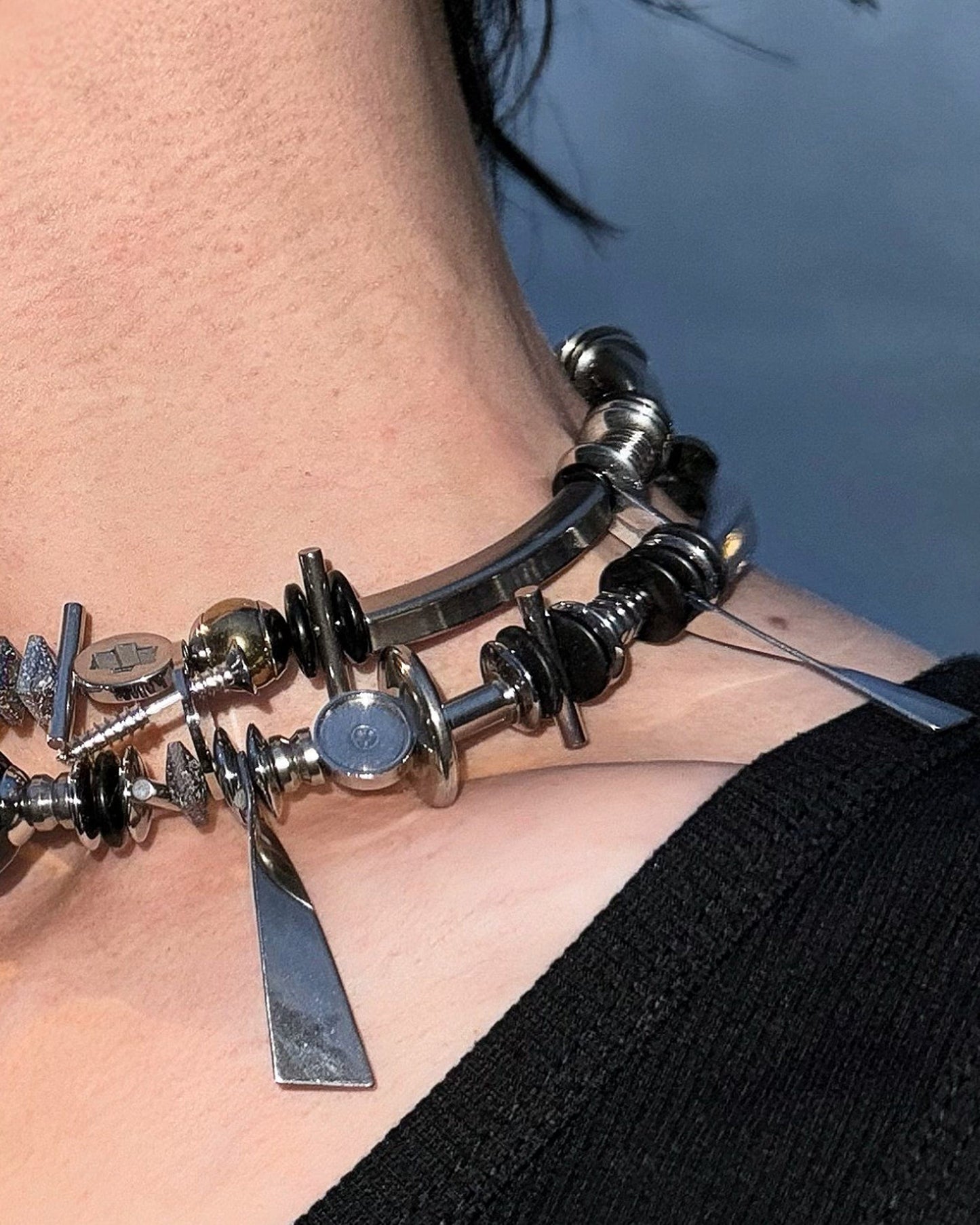 Adjustable Layered Beaded Chain