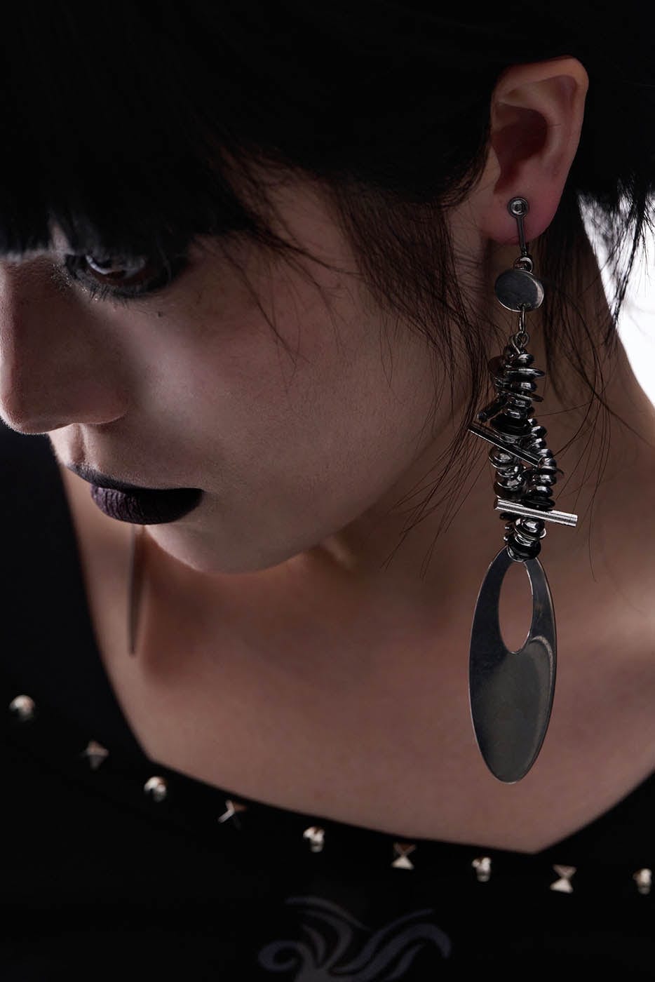 Punk Mechanical Metal Ear Clips