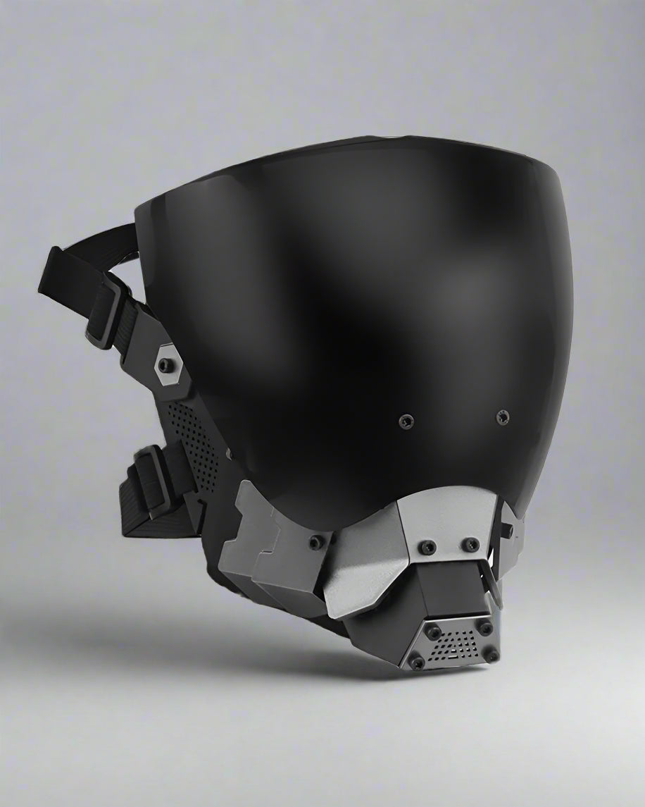 Futuristic Half Helmet Mask