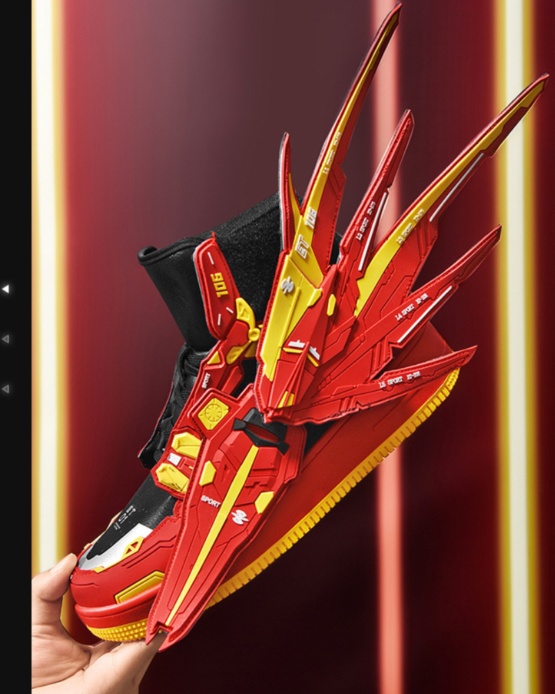 Futuristic Winged Sneakers
