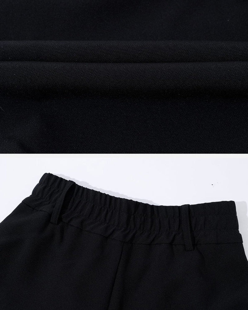 Vielseitiges Unisex-Dunkel-Outfit-Set