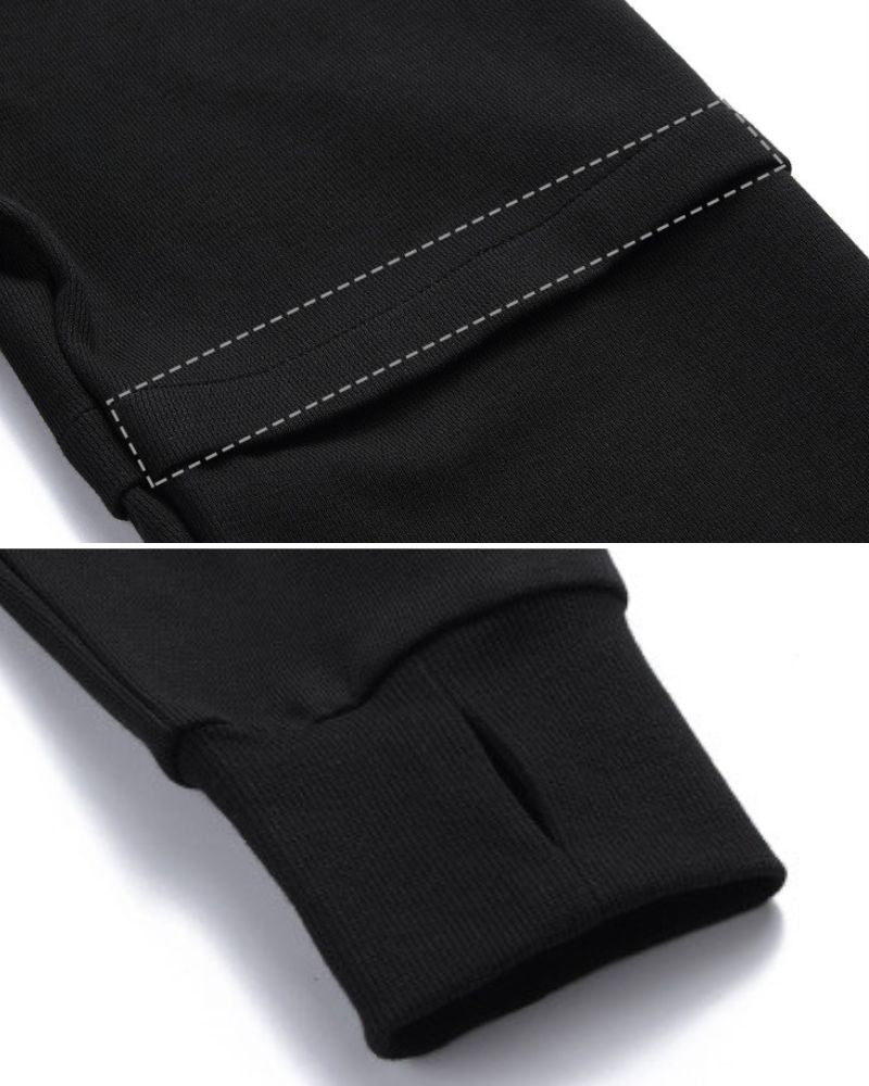 Sweat à capuche polyvalent à col haut pour l'extérieur