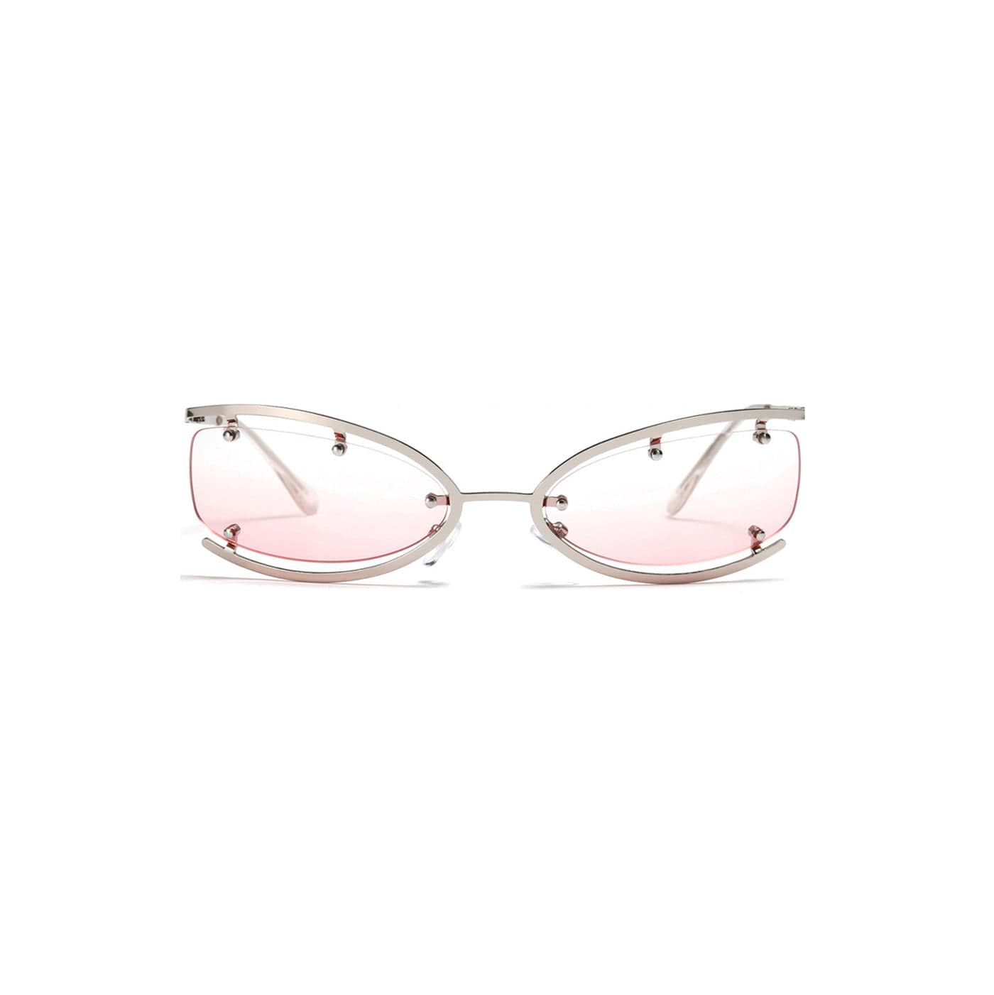 Chic Semi-Open Frame Sunglasses