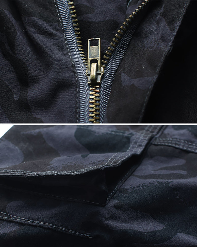 Camouflage-Cargo-Shorts – Oversize-Stil