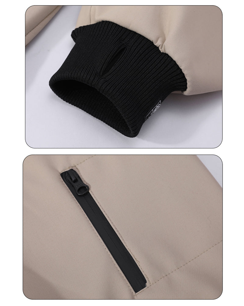 Sweat-shirt de ski isolé à col haut