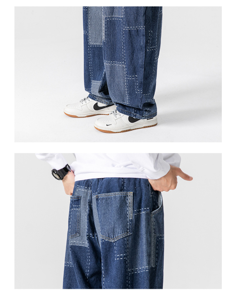 Chic Plaid Hakama Trousers