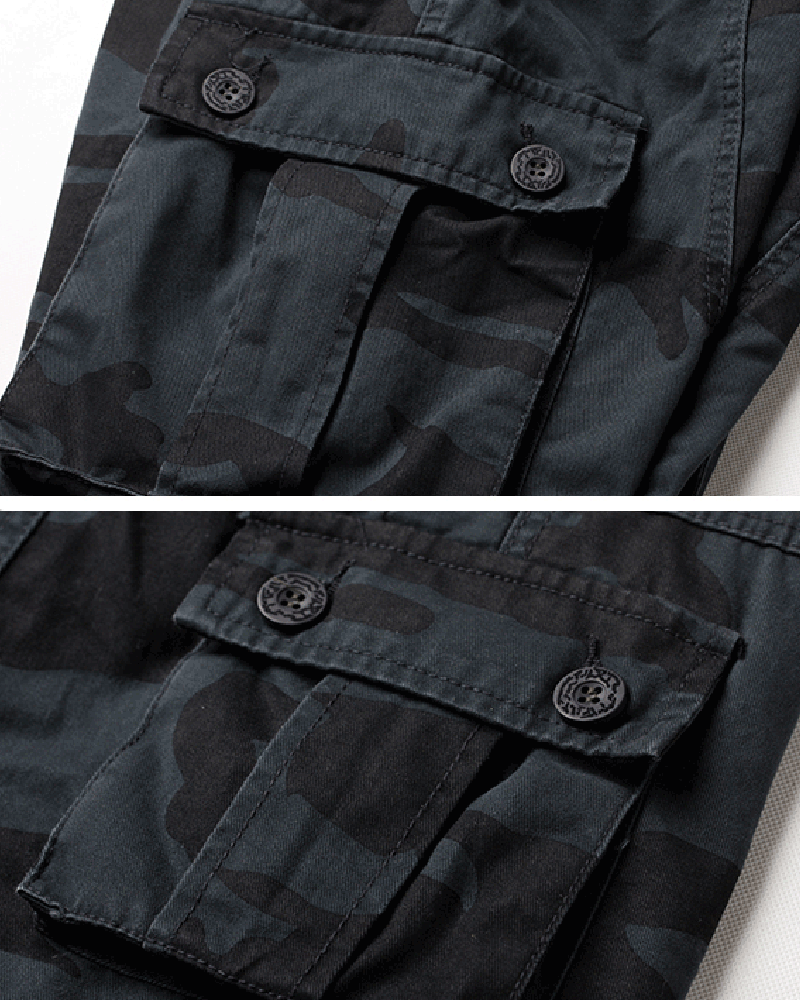 Ultimate Black Camo Cargo Pants