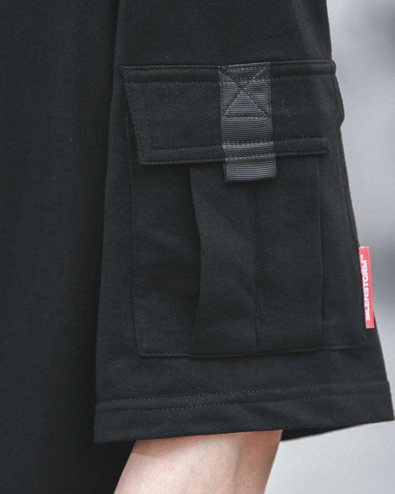 Adventure-Ready Pocket Tech Tee - techwear t-shirt - Pocket Tech Tee with Bold Cyberpunk Design - View 9
