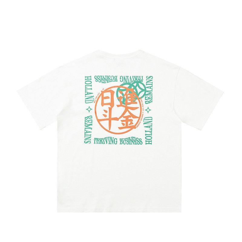 Bold Graphic Oversized Tee - graphic tee - Bold Oversized Graphic Tee with Japanese Inspiration - View 5