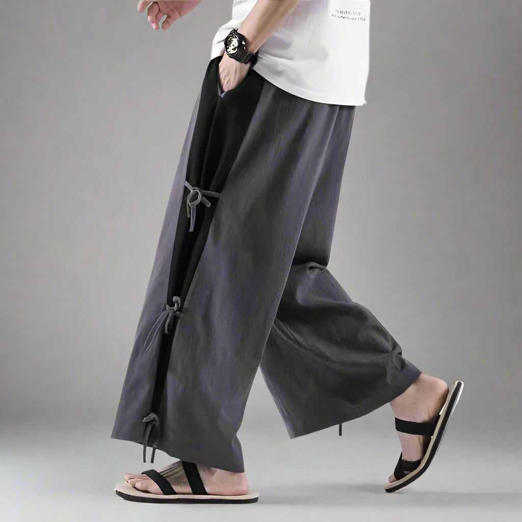 Chic Everyday Hakama Pants - functional pockets - Chic Hakama Pants for Effortless Everyday Style - View 6