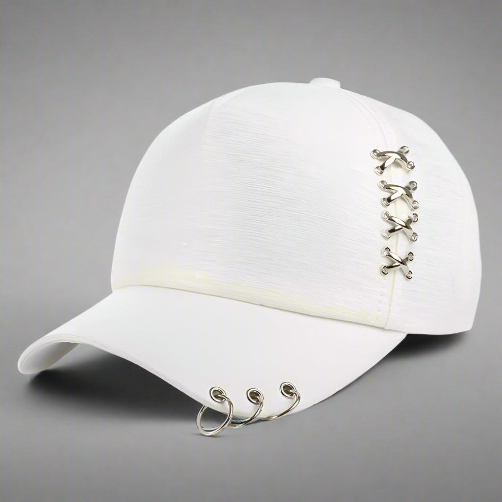 Chic Techwear Style Cap - trendy dad cap - Trendy Techwear Dad Cap with Unique Design - View 2