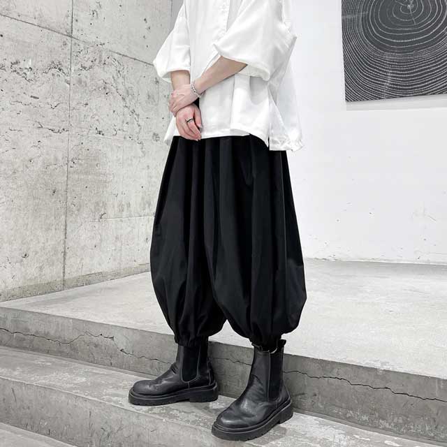 Comfortable Flowing Harem Trousers - comfortable pants - Comfortable Flowing Harem Trousers for Effortless Style - View 5