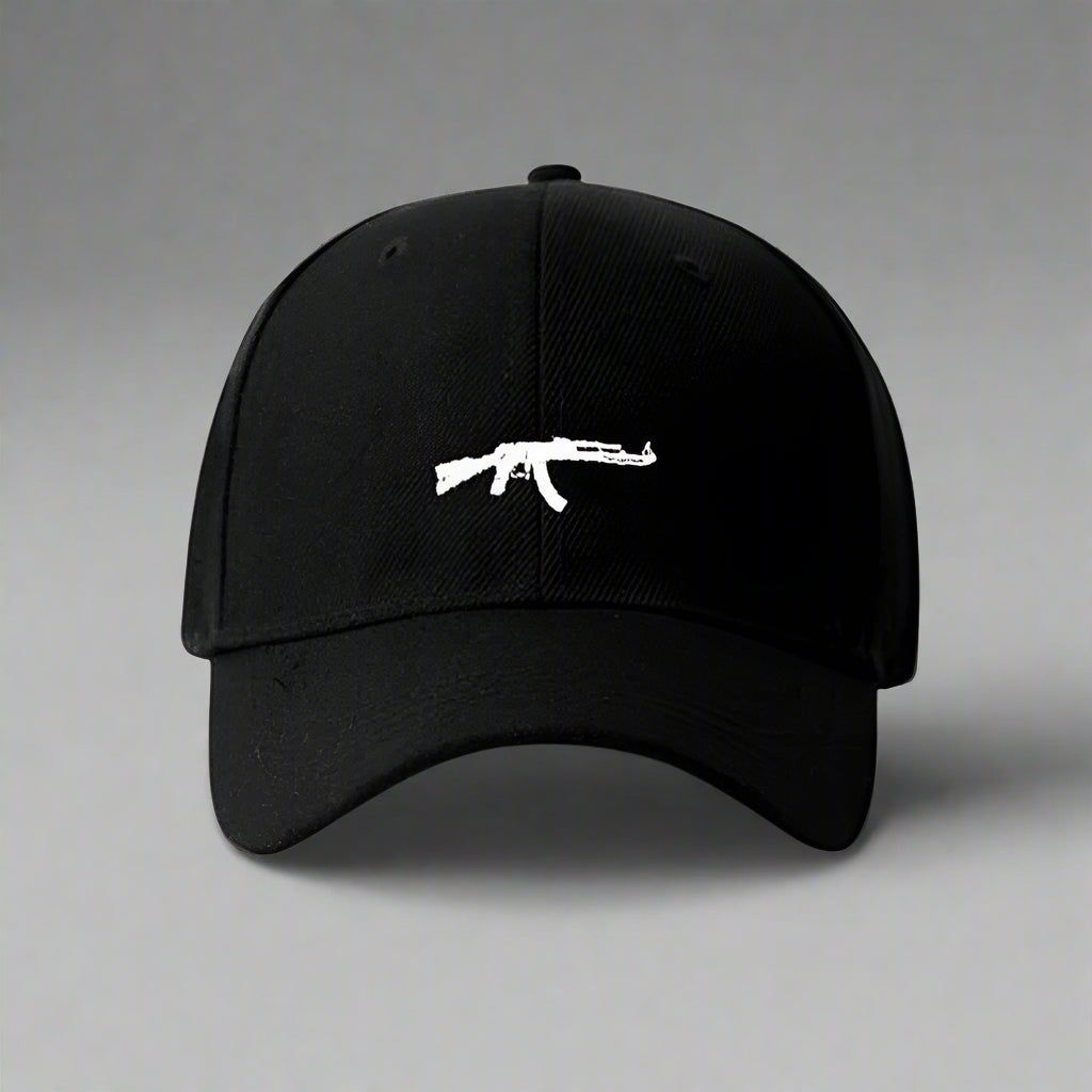 Defend Your Style: Firearm Cap - outdoor cap - Firearm Cap: Premium Outdoor Style in Black - View 4