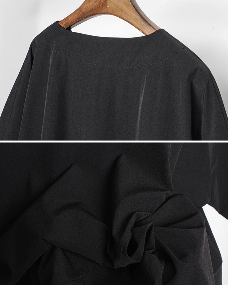Edgy Japanese Techwear Tee - fashionable everyday wear - Edgy Japanese Techwear Tee for Stylish Everyday Wear - View 11
