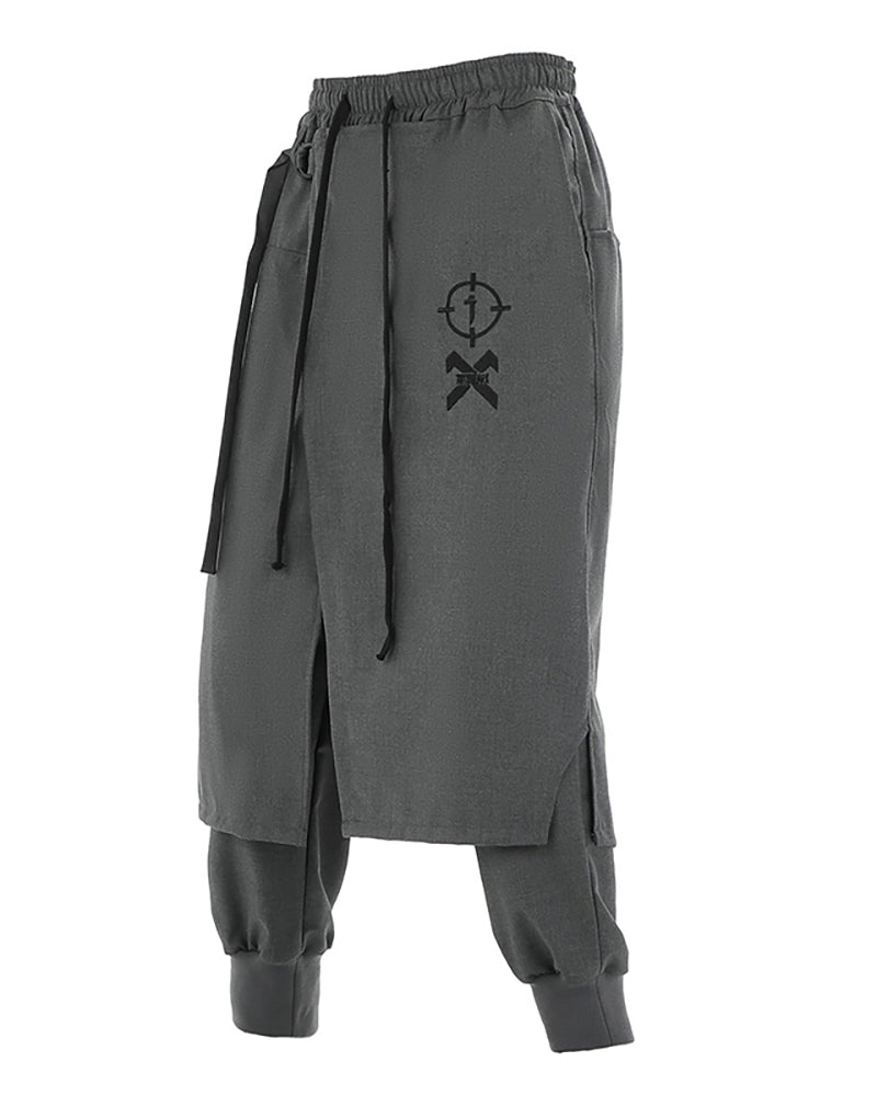 Futuristic Samurai Battle Pants - futuristic pants - Cyberpunk Samurai Battle Pants for Unique Street Style - View 7