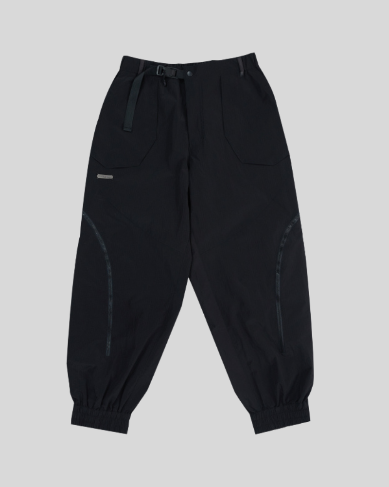 Futuristic Waterproof Cargo Trousers - unisex pants - Stylish Waterproof Unisex Cargo Trousers for Every Adventure - View 7