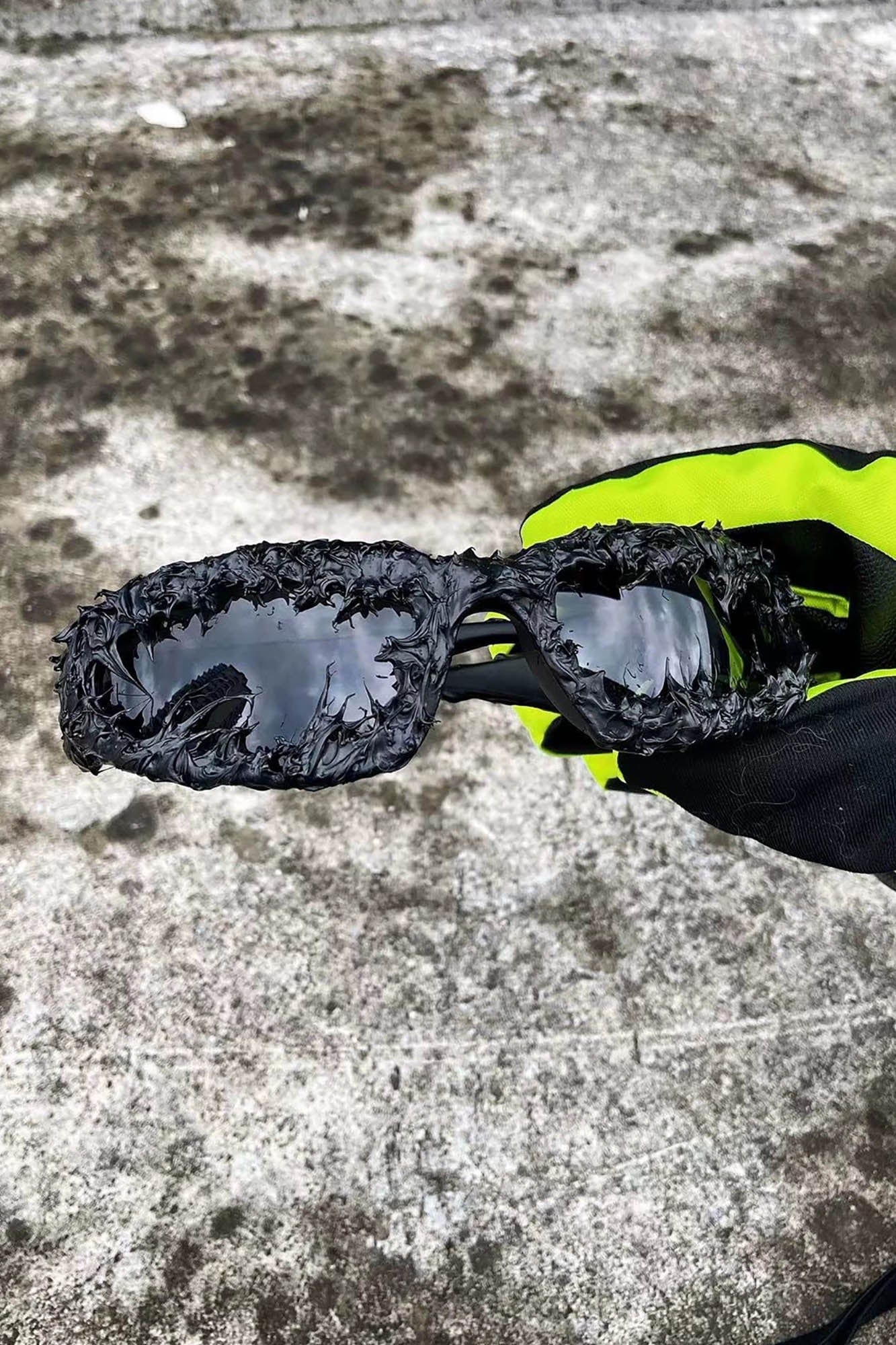 Melting Drip Resin Sunglasses - dripped resin - Unique Dripped Resin Sunglasses for Bold Style - View 8