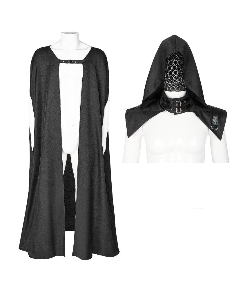 Mystical Gothic Hooded Cloak - wizard cloak - Mystical Gothic Hooded Cloak for Themed Events - View 9