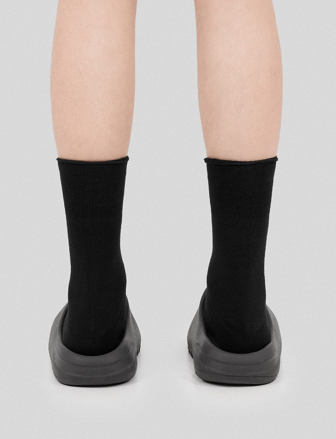 Ocean-Inspired Black Embroidered Socks - techwear socks - Ocean-Inspired Black Embroidered Socks for Comfortable Wear - View 6