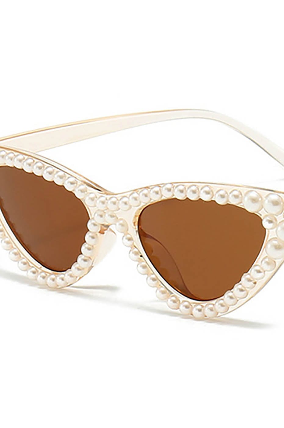 Pearl-Cat Eye Sunglasses - sunglasses - Stylish Pearl-Cat Eye Sunglasses for Modern Elegance - View 6