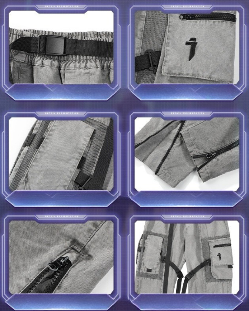 Rugged Utility Cargo Trousers - versatile wear - Rugged Utility Cargo Trousers for Versatile Wear - View 9