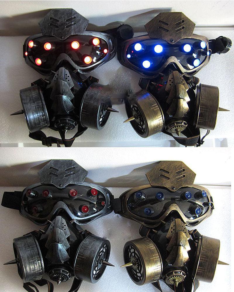 Futuristic Cyber Goggles & Mask
