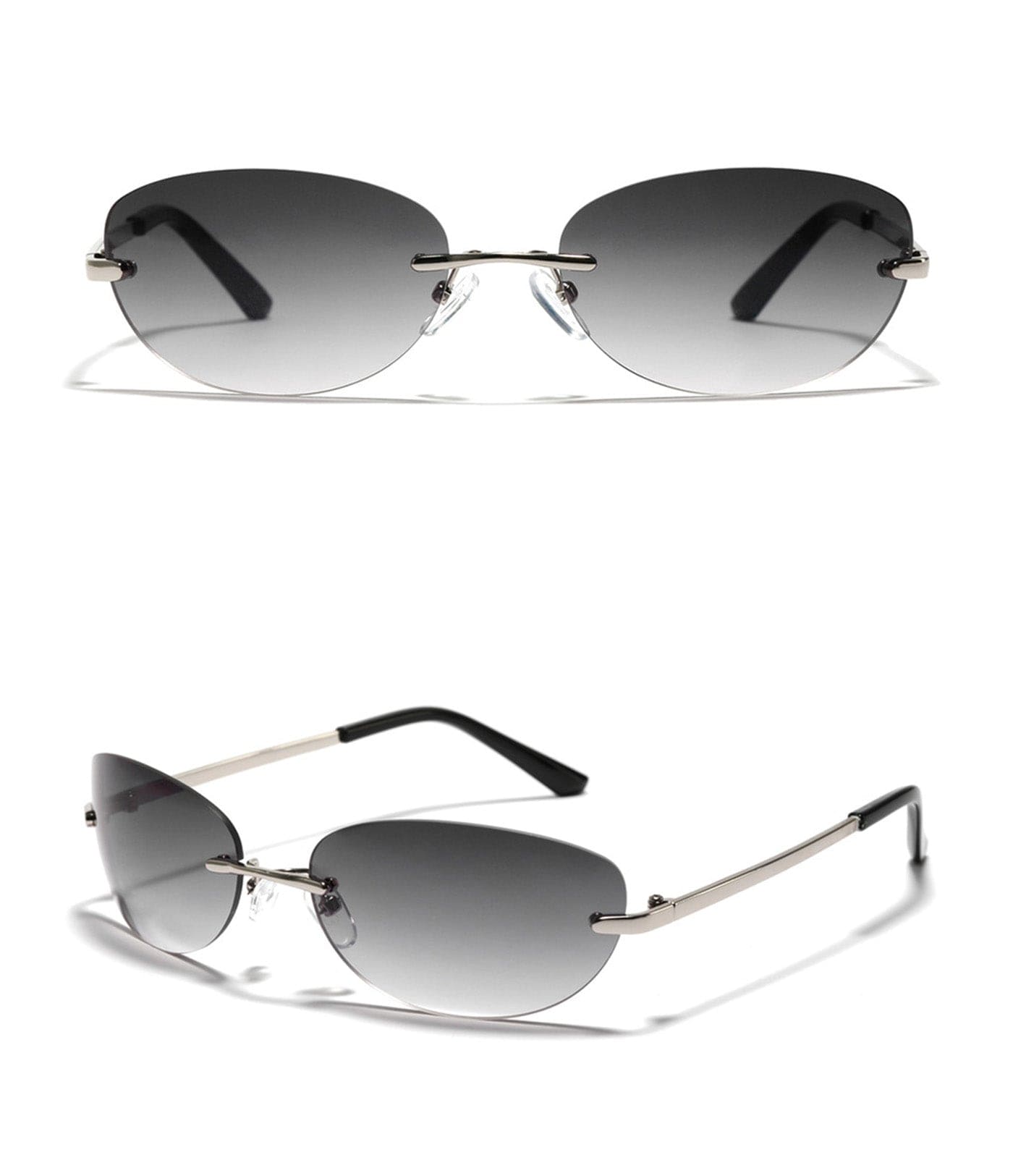 Stylish Rimless Gradient Shades - frameless sunglasses - Stylish Rimless Gradient Sunglasses for a Modern Look - View 15
