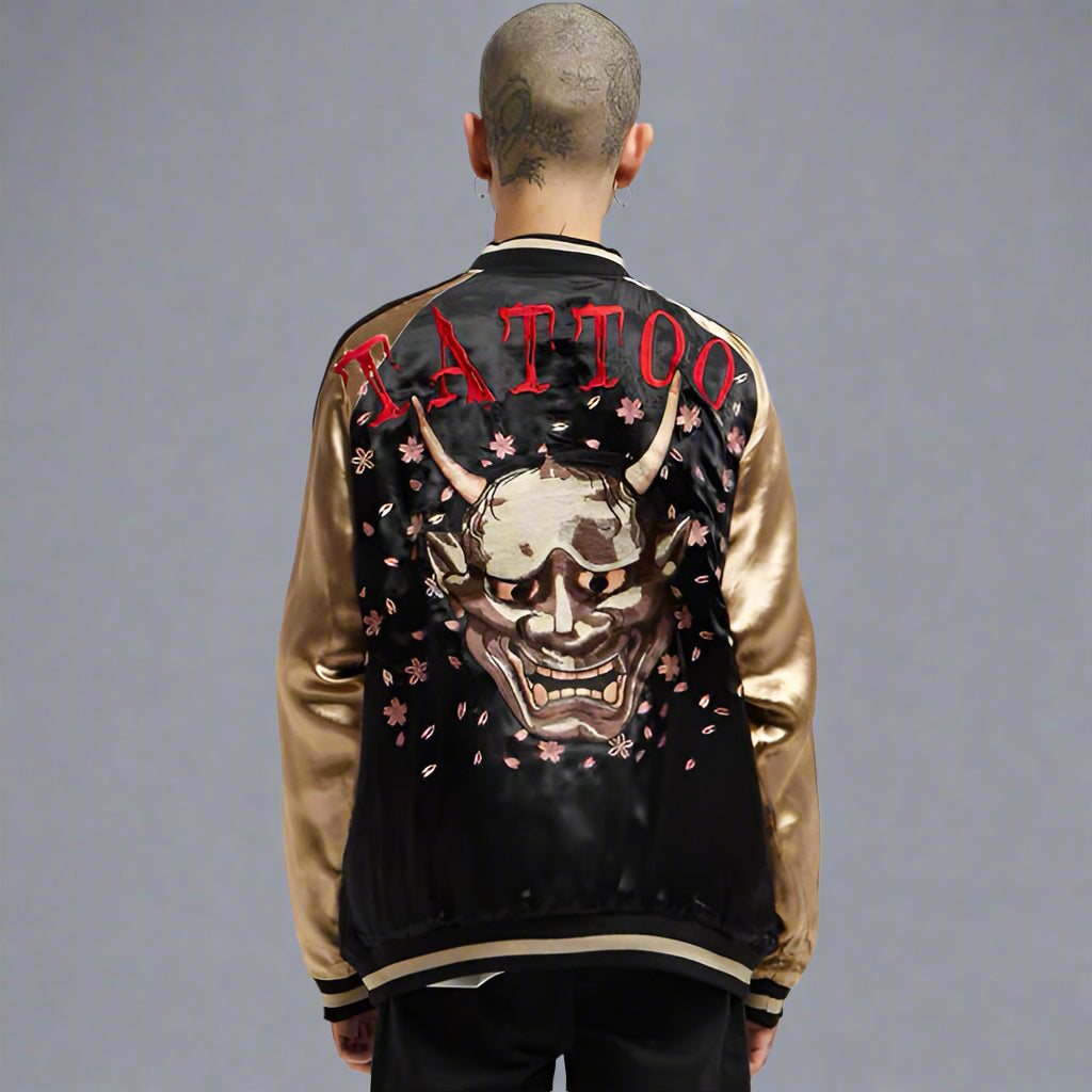 Oni Embroidered Bomber Jacket