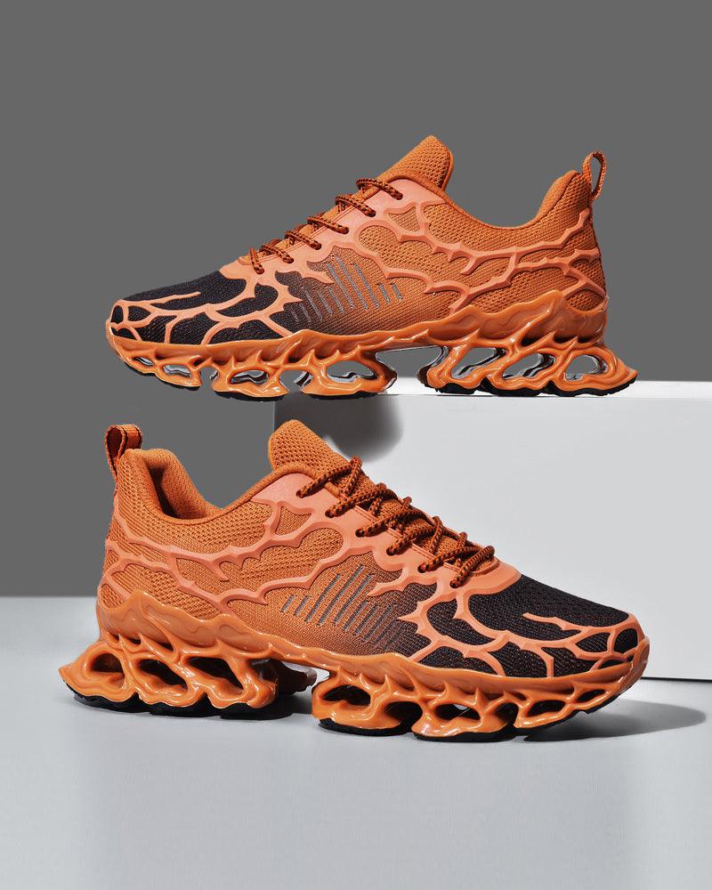 Baskets décontractées tissées futuristes