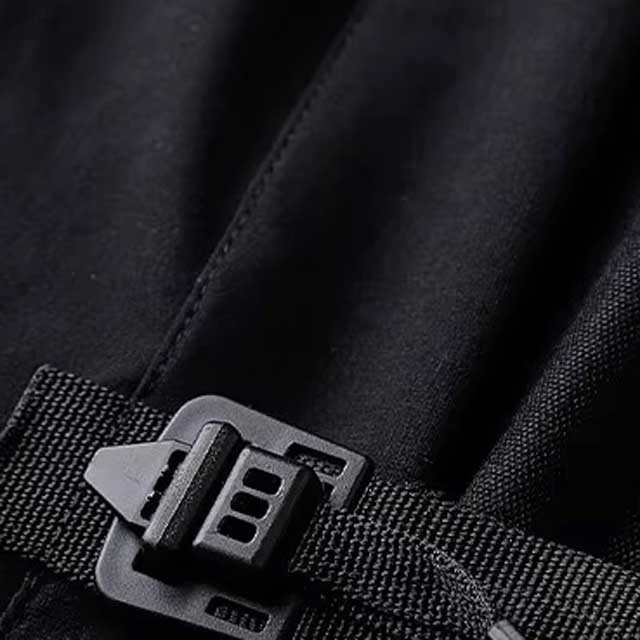 Trendy Haori Jacket Style - streetwear - Trendy Black Haori Jacket for Urban Layering - View 7