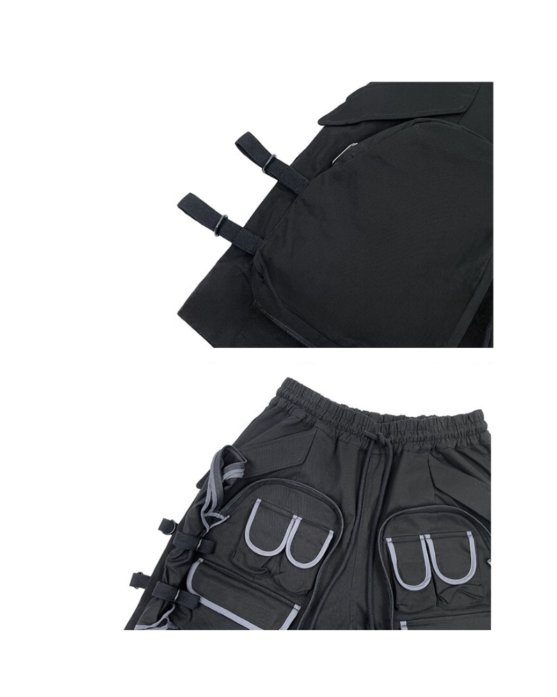 Urban Cargo Multi-Pocket Shorts - functional cargo shorts - Urban Cargo Multi-Pocket Shorts for Outdoor Adventures - View 9