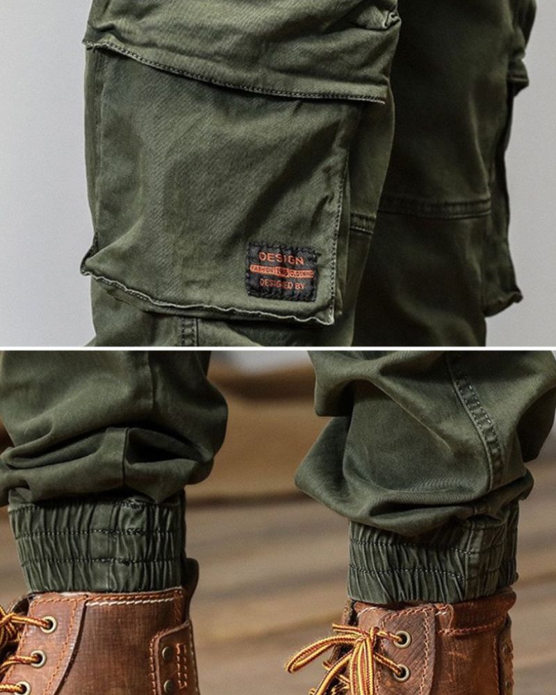 Urban Cargo Pants with Pockets - cargo pants - Trendy Urban Cargo Pants with Oversized Pockets - View 15