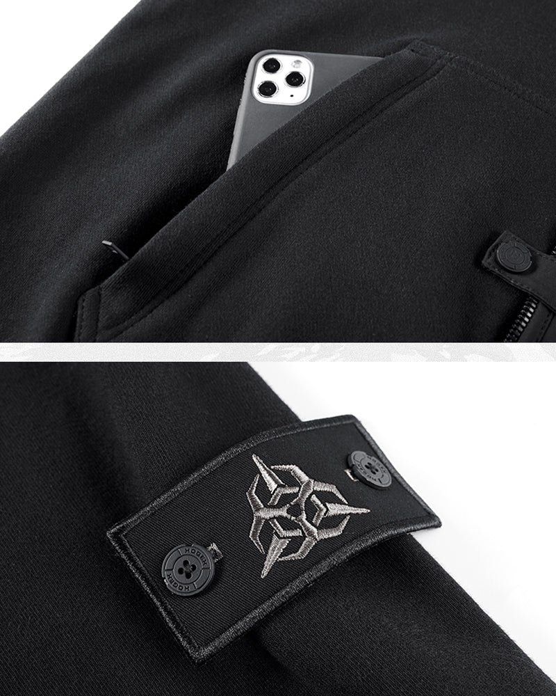 Urban Tactical Layered Hoodie - layered hoodie - Layered Tactical Hoodie for Everyday Versatility - View 5