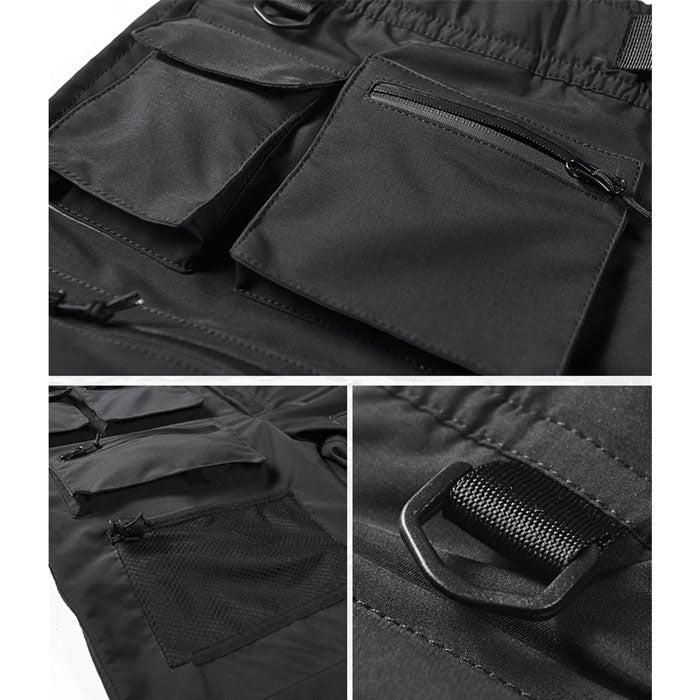 Urban Techwear Utility Shorts - utility shorts - Urban Techwear Utility Shorts for Active City Life - View 7