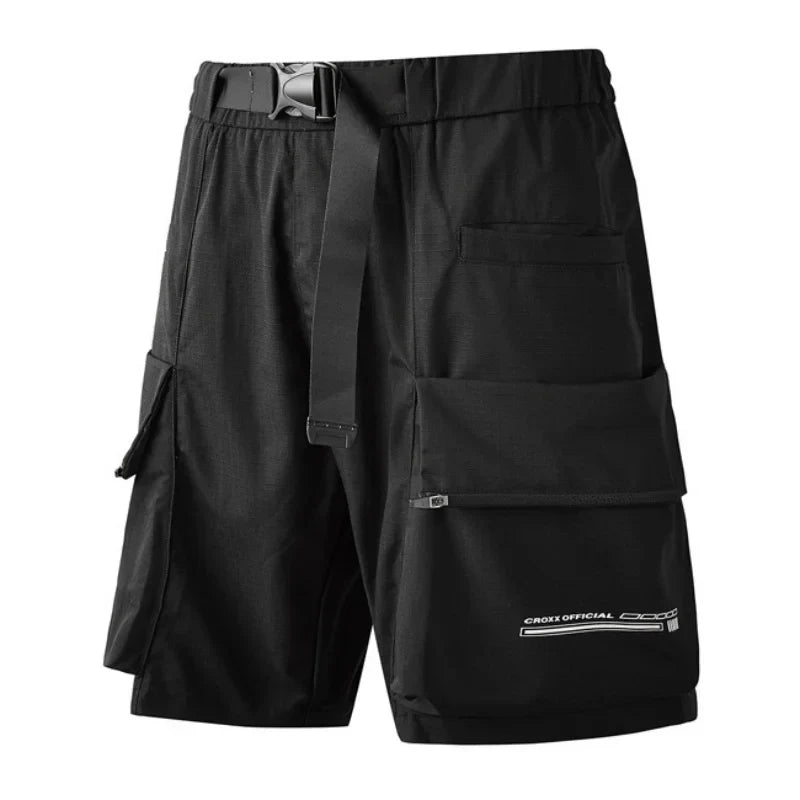 Urban Techwear Utility Shorts - versatile urban shorts - Urban Techwear Utility Shorts for Everyday Adventures - View 8