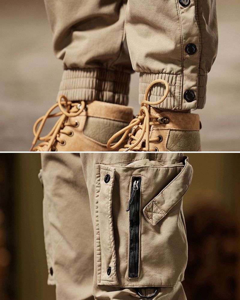 Utility-Ready Cargo Pants - techwear - Stylish Cargo Pants with Functional Pockets - View 14