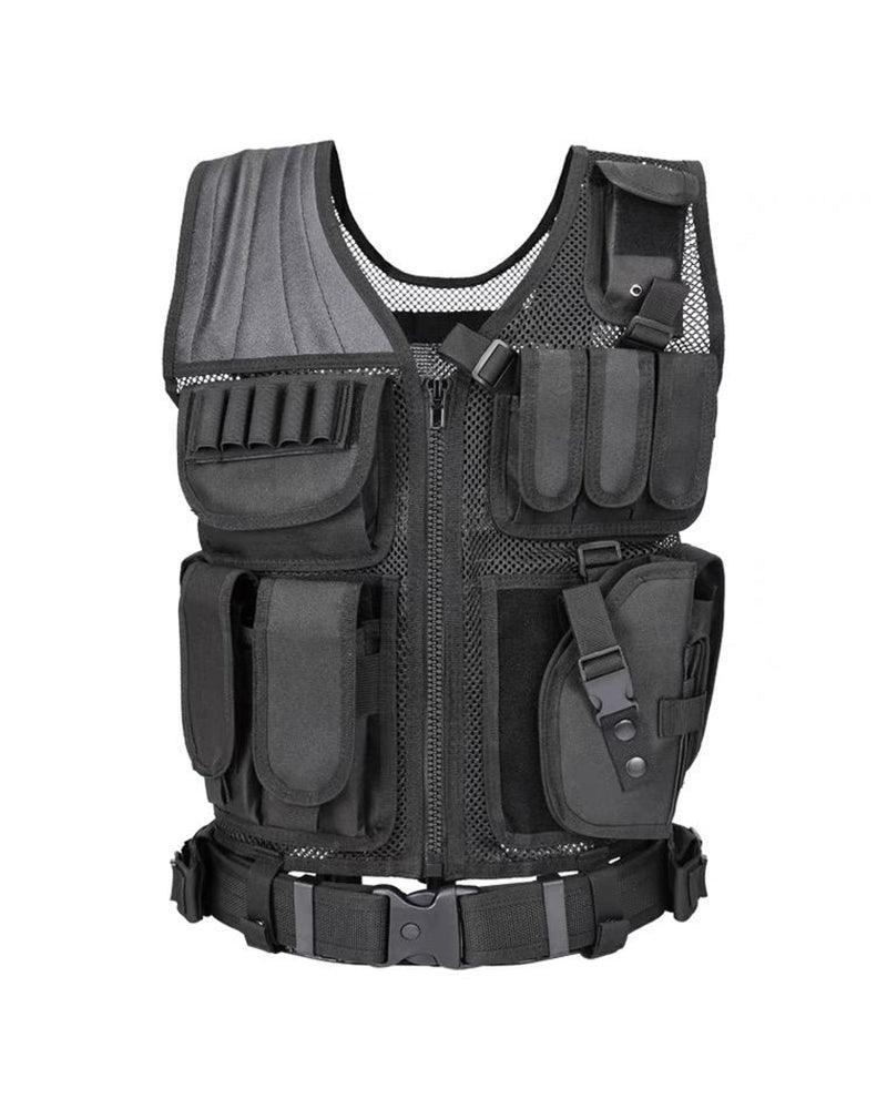 Versatile Adventure Utility Vest - durable outdoor vest - Functional Black Adventure Utility Vest with Storage - View 11
