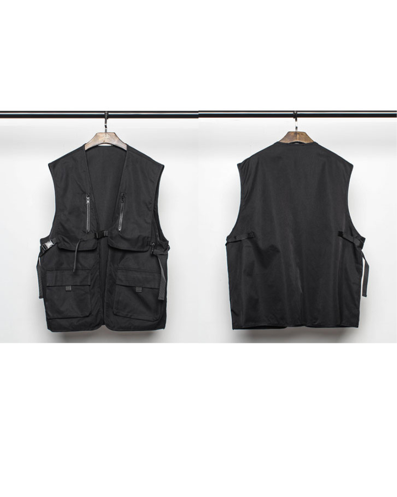 Versatile Cargo Utility Vest - utility vest - Stylish Cargo Utility Vest for Urban Adventurers - View 9