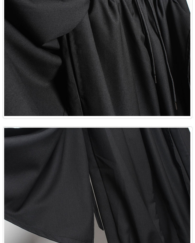 Versatile Ninja Two-Piece Pants - black pants - Ninja Two-Piece Pants with Traditional Japanese Design - View 10