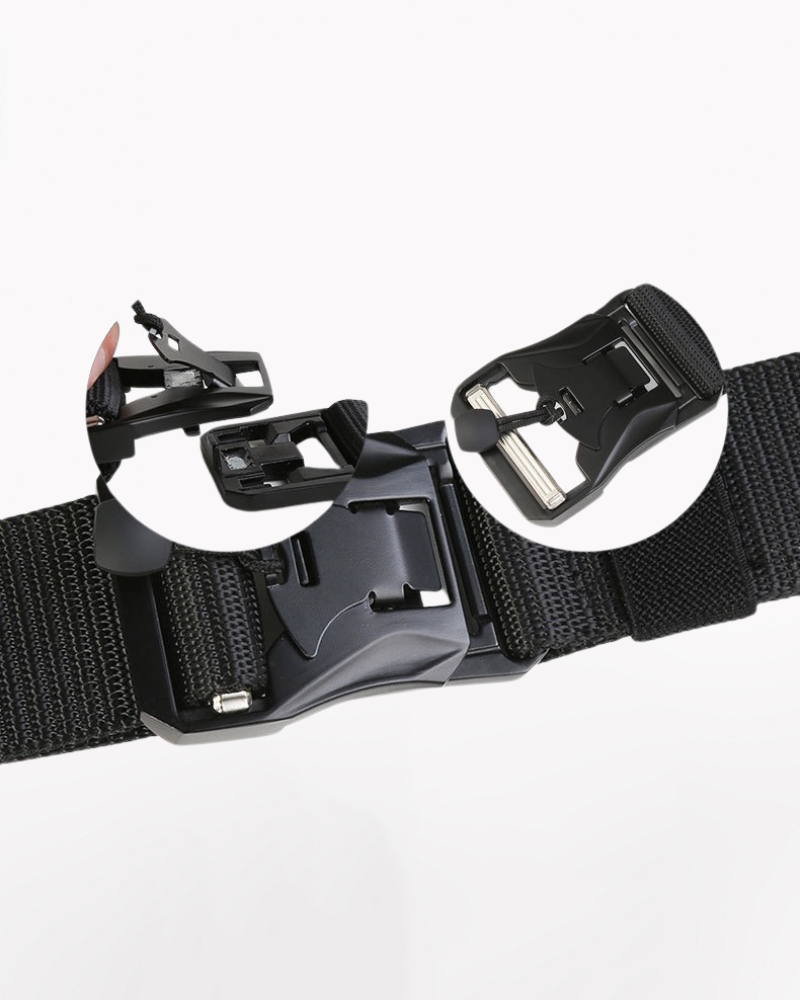 Versatile Tactical Men's Belt - men's belt - Comfortable Tactical Men's Belt with Arc Shaped Buckle - View 6