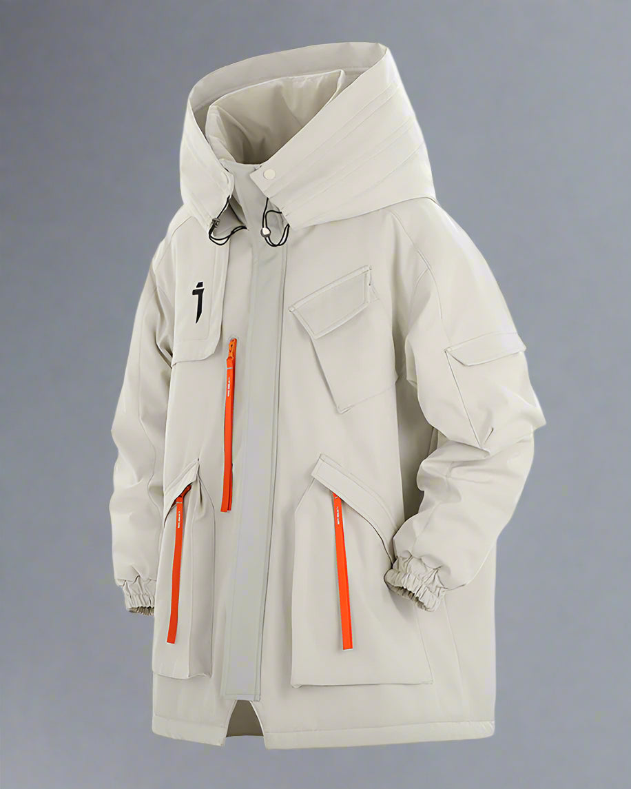 Versatile Techwear Winter Jacket - stylish winter jacket - Versatile Techwear Winter Jacket for Urban Style - View 7