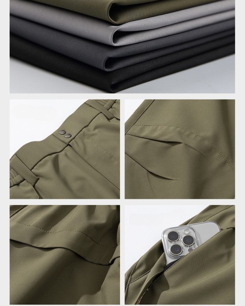 Versatile Zip-Up Adventure Pants - outdoor wear - Adventure-Ready Zip-Up Hiking Pants for Comfort - View 12
