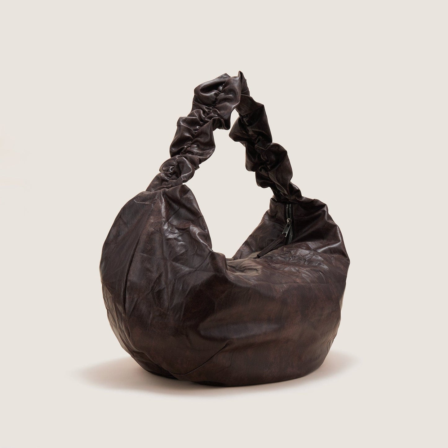 Chic Wrinkle Crescent Tote