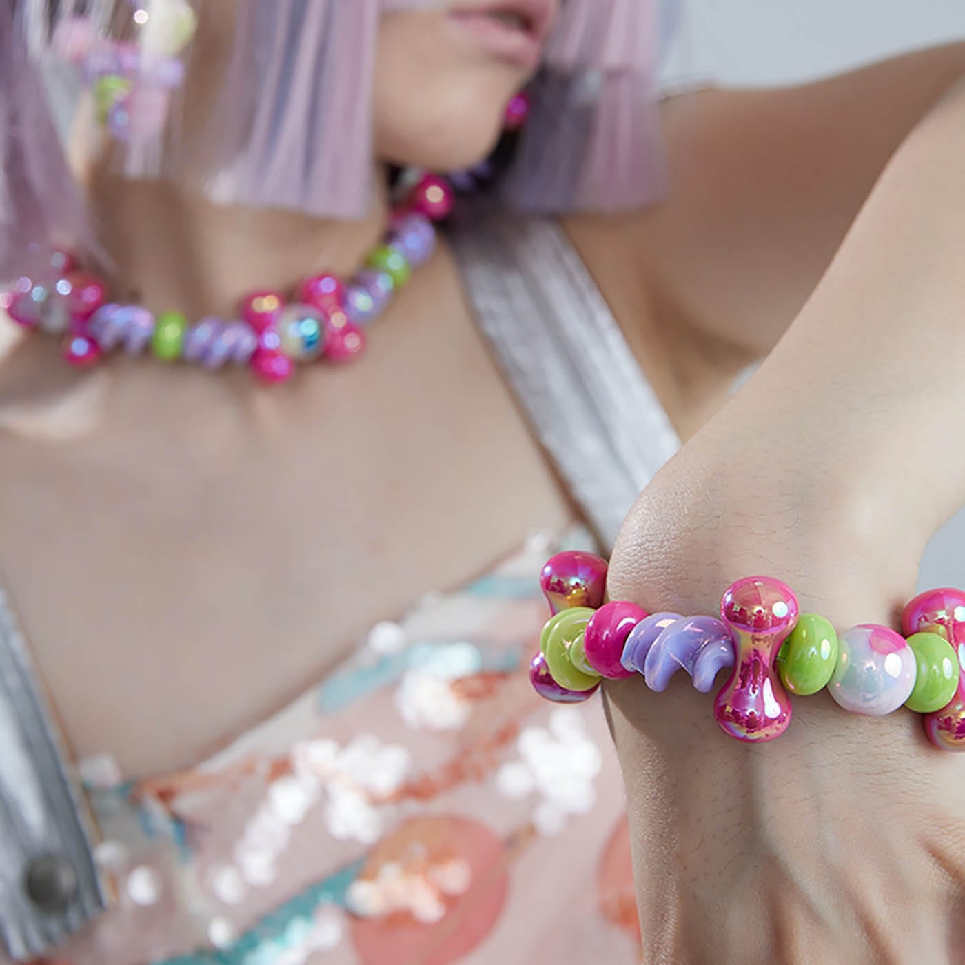 Enchanting Bubble Bone Bracelet