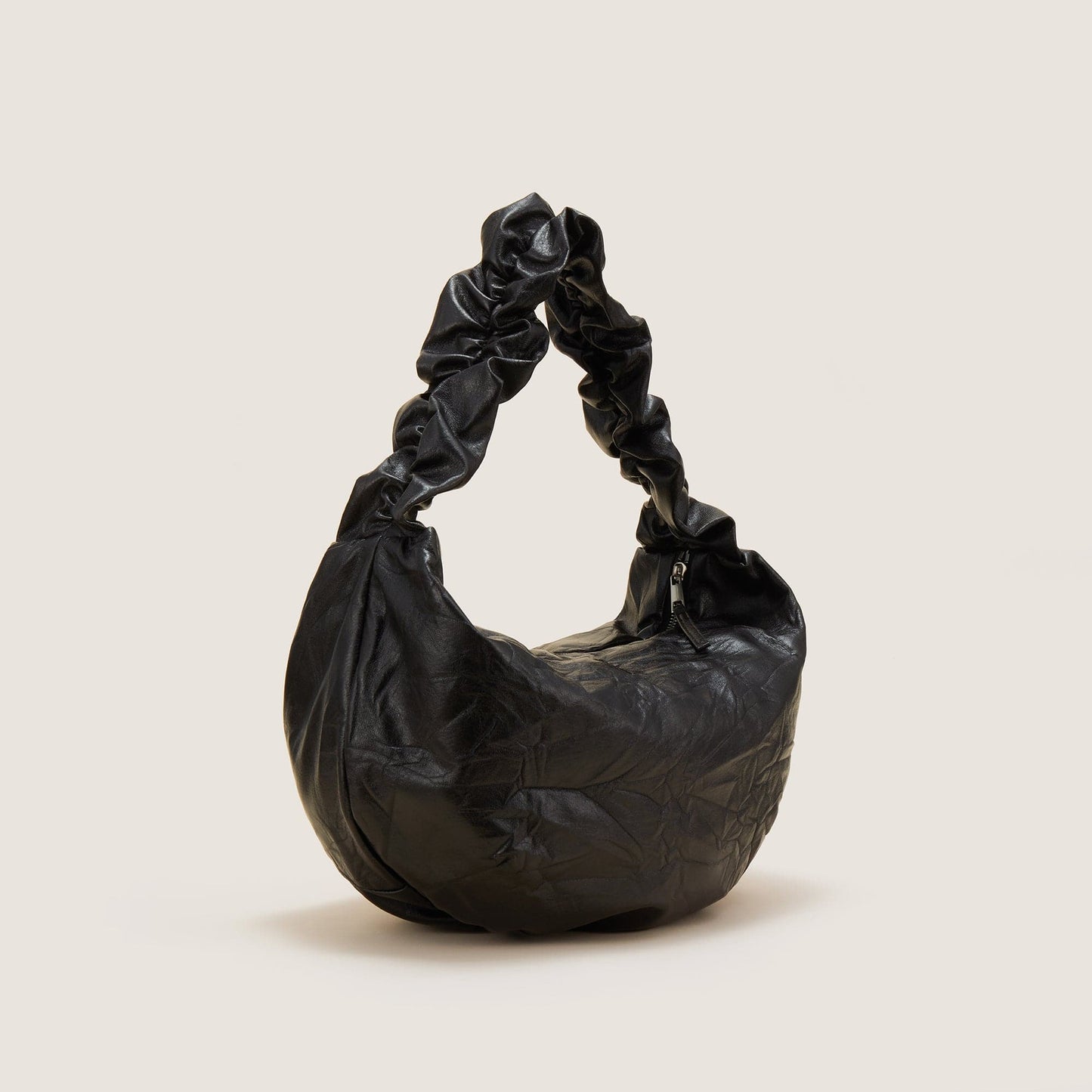 Chic Wrinkle Crescent Tote