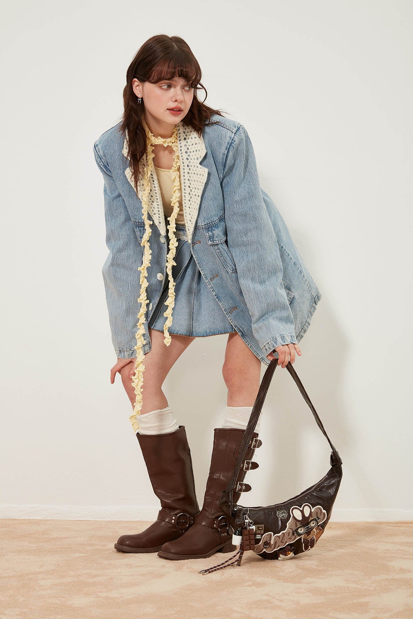 Charming Bunny Café Croissant Bag