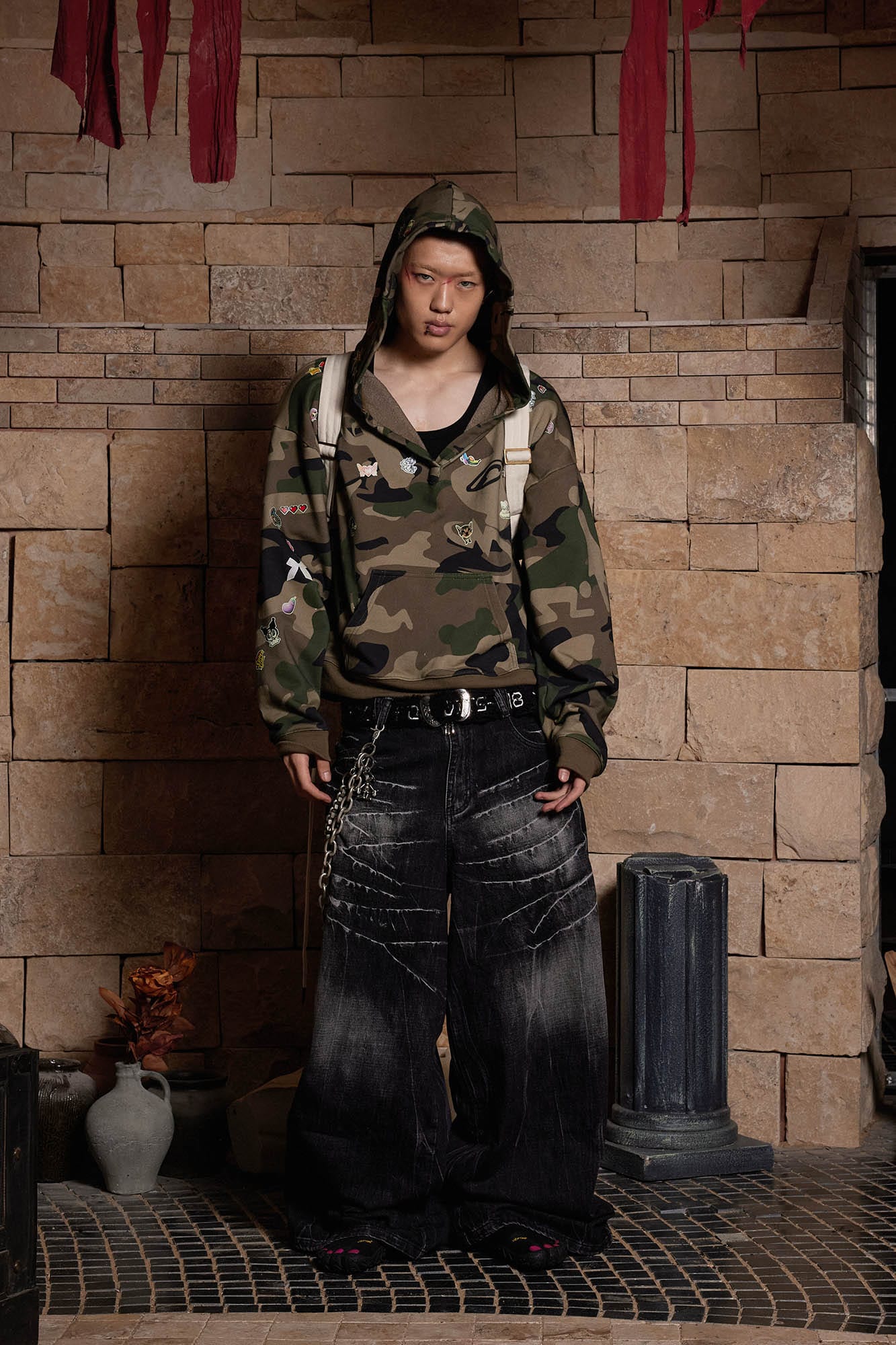 Stylish Drawstring Bucket Backpack