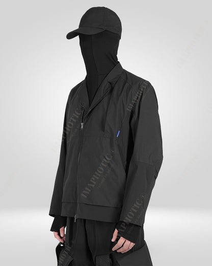 2-in-1 Harrington Tactical Jacket Converts to Waterproof Sling Bag - convertible waterproof jacket - 2-in-1 Harrington Tactical Jacket and Sling Bag - Main view