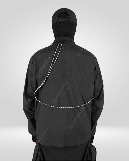 2-in-1 Harrington Tactical Jacket Converts to Waterproof Sling Bag -  lightweight tactical jacket - 2-in-1 Harrington Tactical Jacket and Sling Bag - View 4